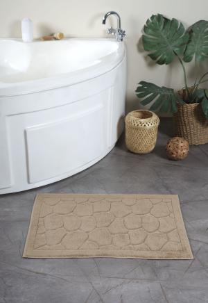 Jacquard Woven Absorbent Luxury Design Home Bathmat 100% Cotton