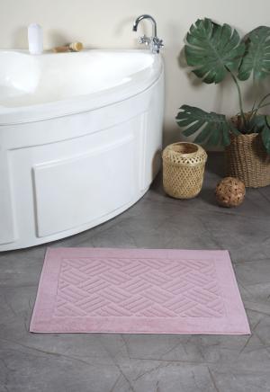 Jacquard Woven Absorbent Luxury Design Home Bathmat 100% Cotton