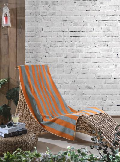 Orange and gray towels discount
