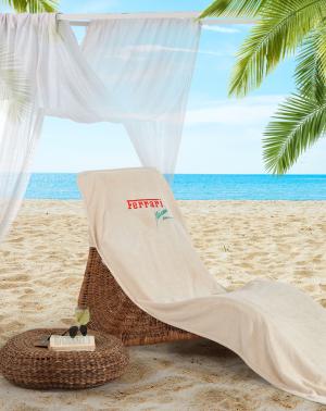 Ferrari Logo Embroidery Lounge Chair Cover