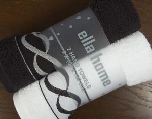 Jacquard Weaving Promotion Hand Towel Set 2 Pieces