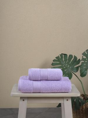 Lilac Bath Towel Set 2 pieces, 100% Turkish Cotton